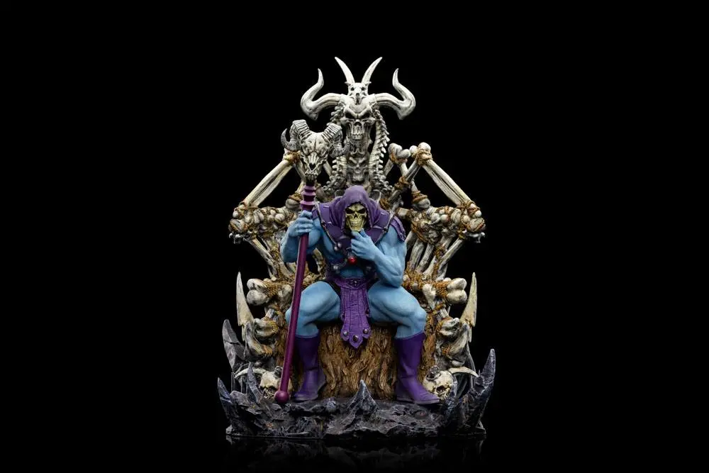 Masters of the Universe Art Scale Deluxe Statue 1/10 Skeletor on Throne Deluxe 29 cm product photo