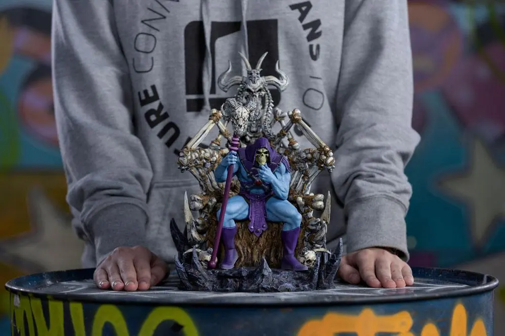 Masters of the Universe Art Scale Deluxe Statue 1/10 Skeletor on Throne Deluxe 29 cm product photo