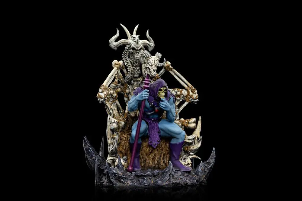 Masters of the Universe Art Scale Deluxe Statue 1/10 Skeletor on Throne Deluxe 29 cm product photo