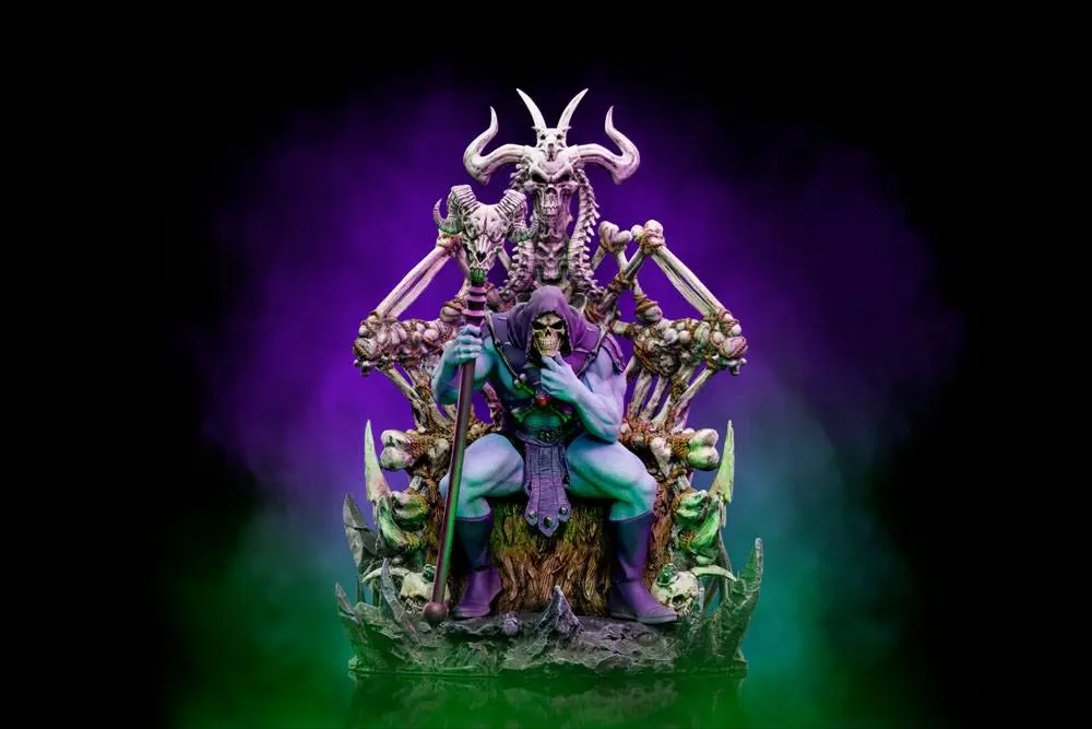 Masters of the Universe Art Scale Deluxe Statue 1/10 Skeletor on Throne Deluxe 29 cm product photo
