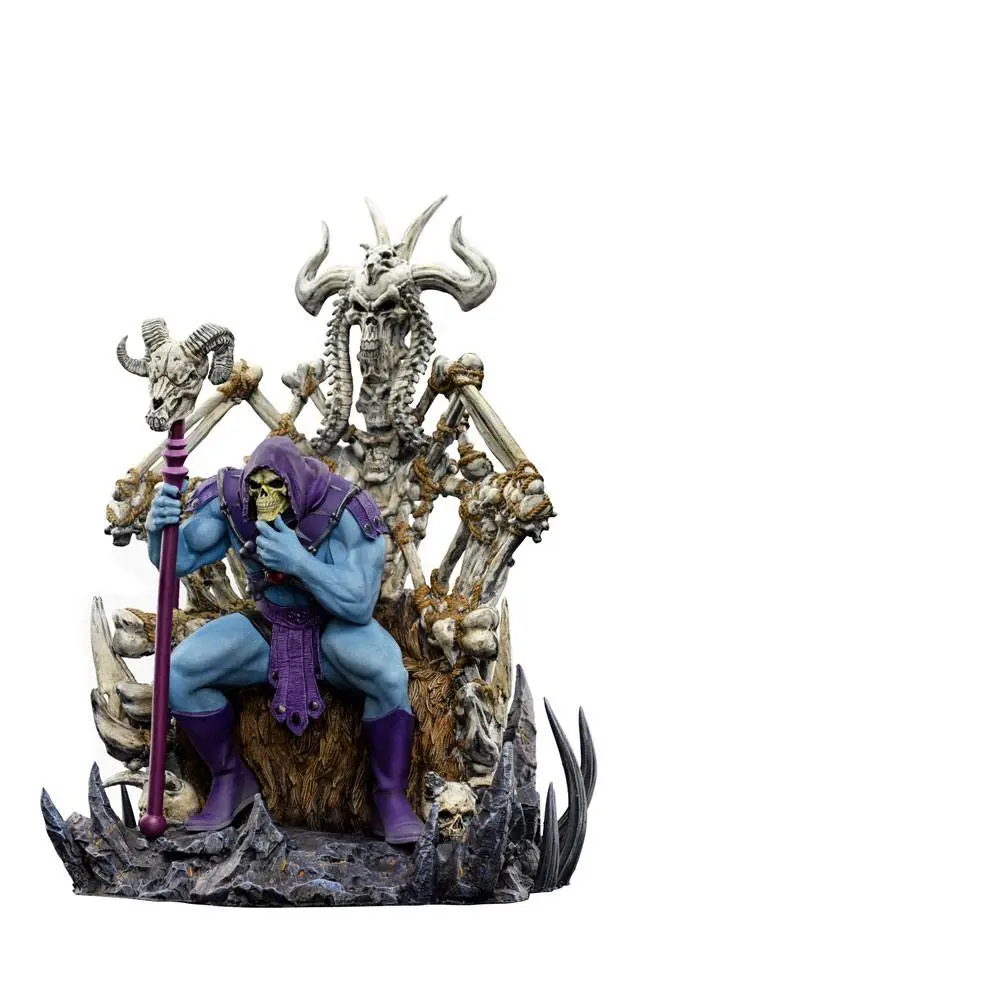 Masters of the Universe Art Scale Deluxe Statue 1/10 Skeletor on Throne Deluxe 29 cm product photo