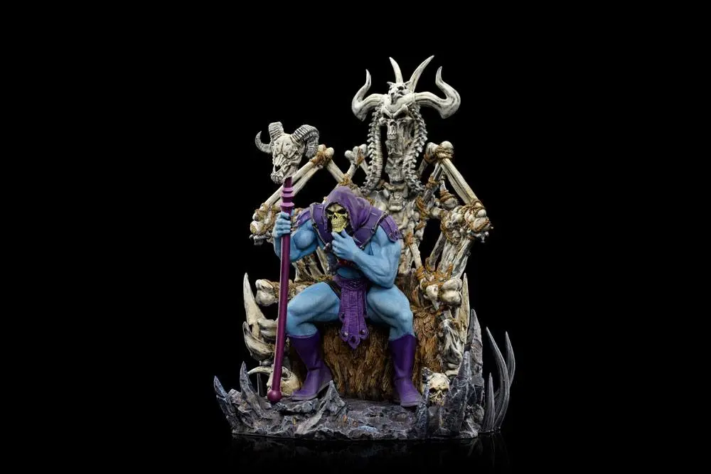 Masters of the Universe Art Scale Deluxe Statue 1/10 Skeletor on Throne Deluxe 29 cm product photo