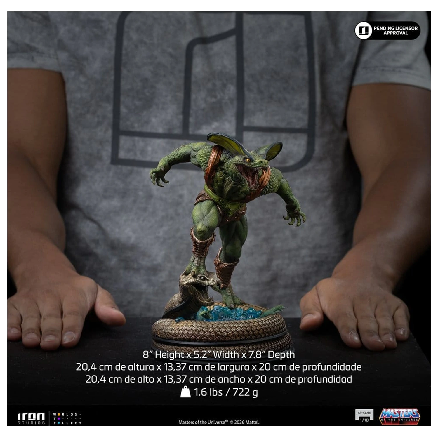 Masters of the Universe Art Scale Statue 1/10 Kobra Khan 20 cm product photo