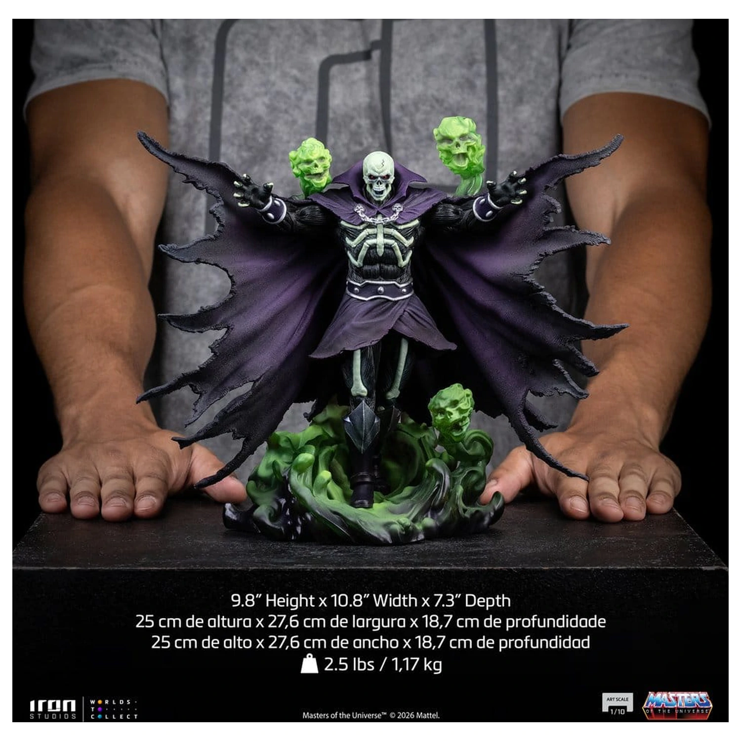 Masters of the Universe Art Scale Statue 1/10 Scareglow (Glow in the Dark) 25 cm product photo