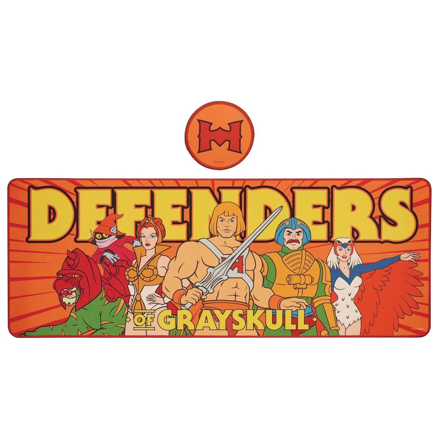 Masters of the Universe Desk Pad & Coaster Set Heroes product photo