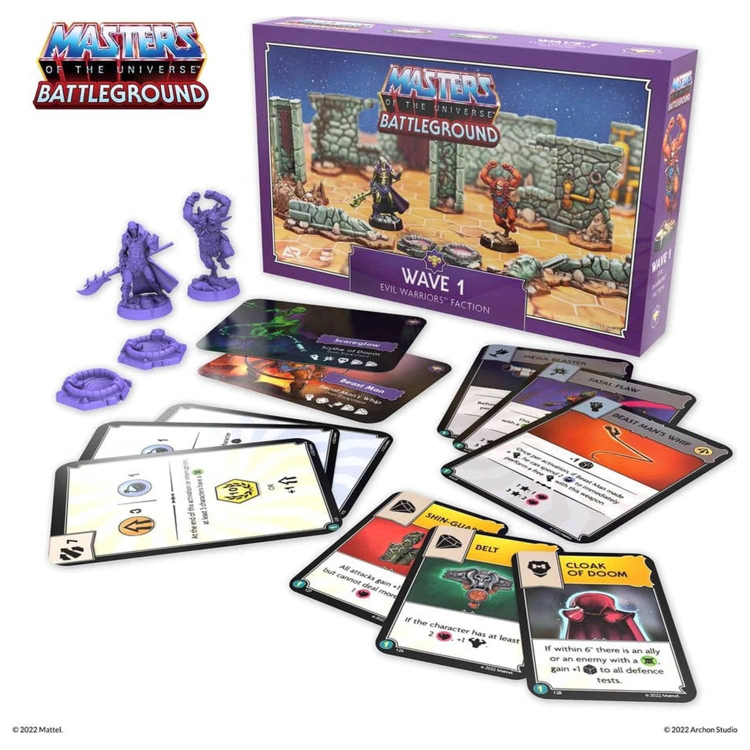 Masters of the Universe: Battleground Miniatures Game Wave 1: Evil Warriors Faction *German Version* product photo