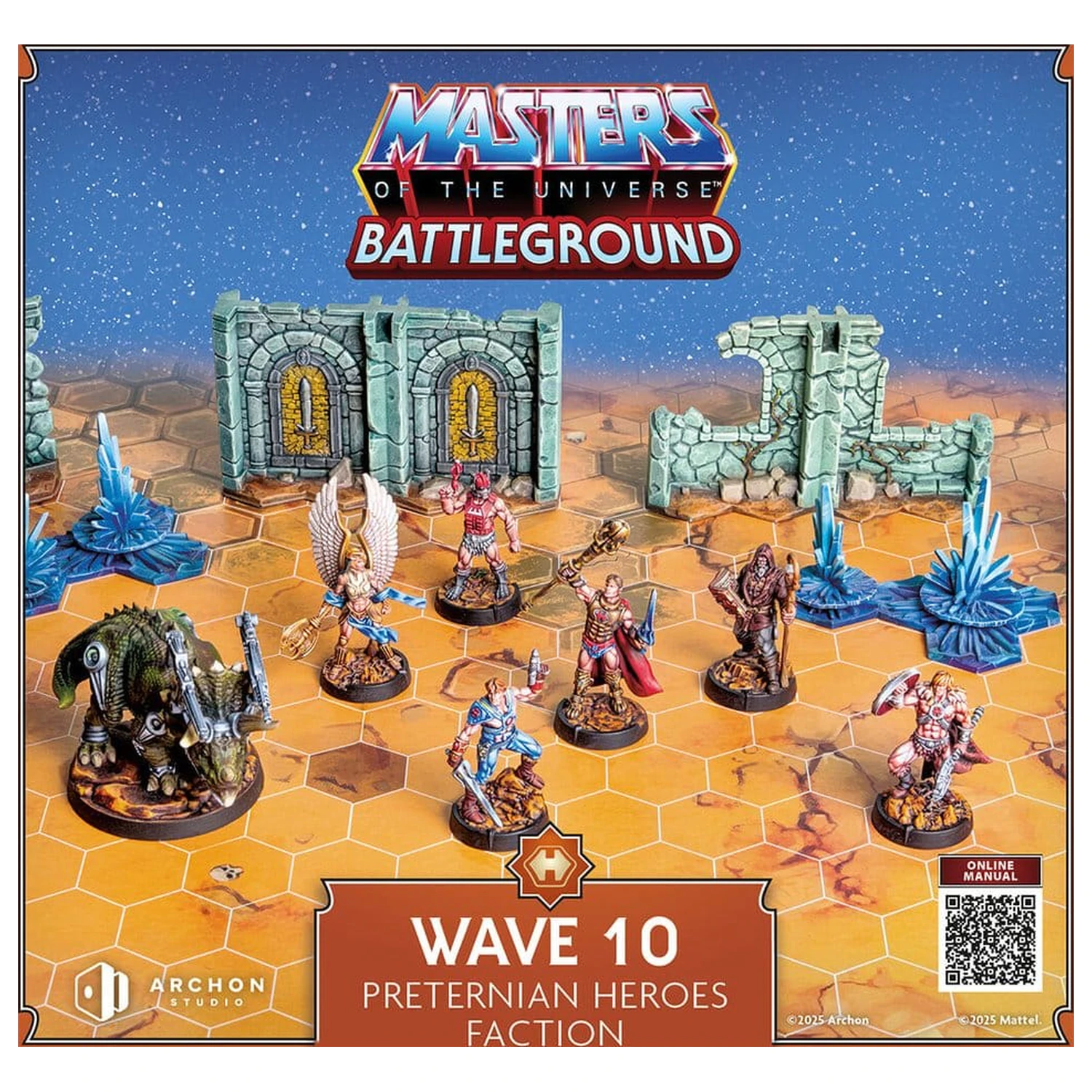 Masters of the Universe: Battleground Miniatures Game Wave 10: Preternian Heroes Faction *English Version* product photo