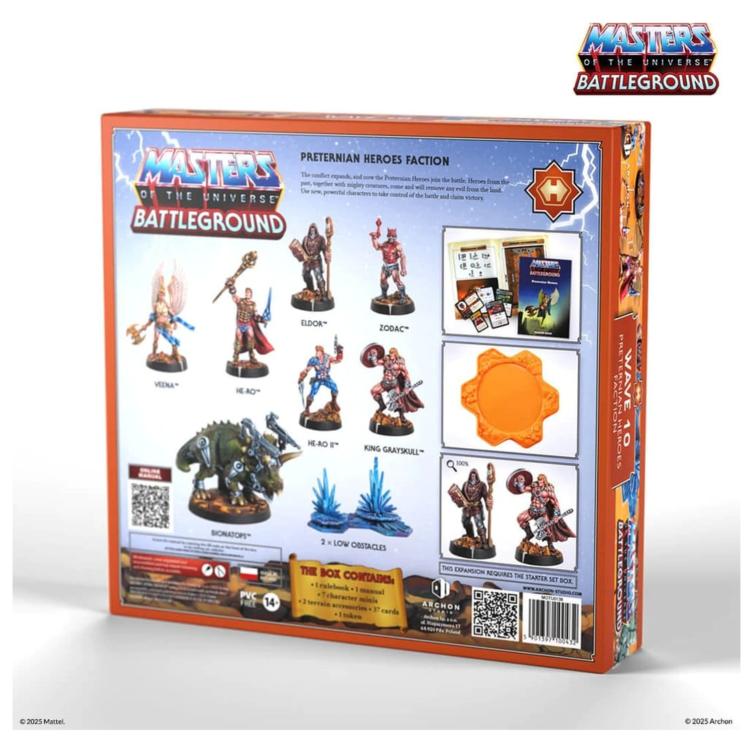 Masters of the Universe: Battleground Miniatures Game Wave 10: Preternian Heroes Faction *German Version* product photo