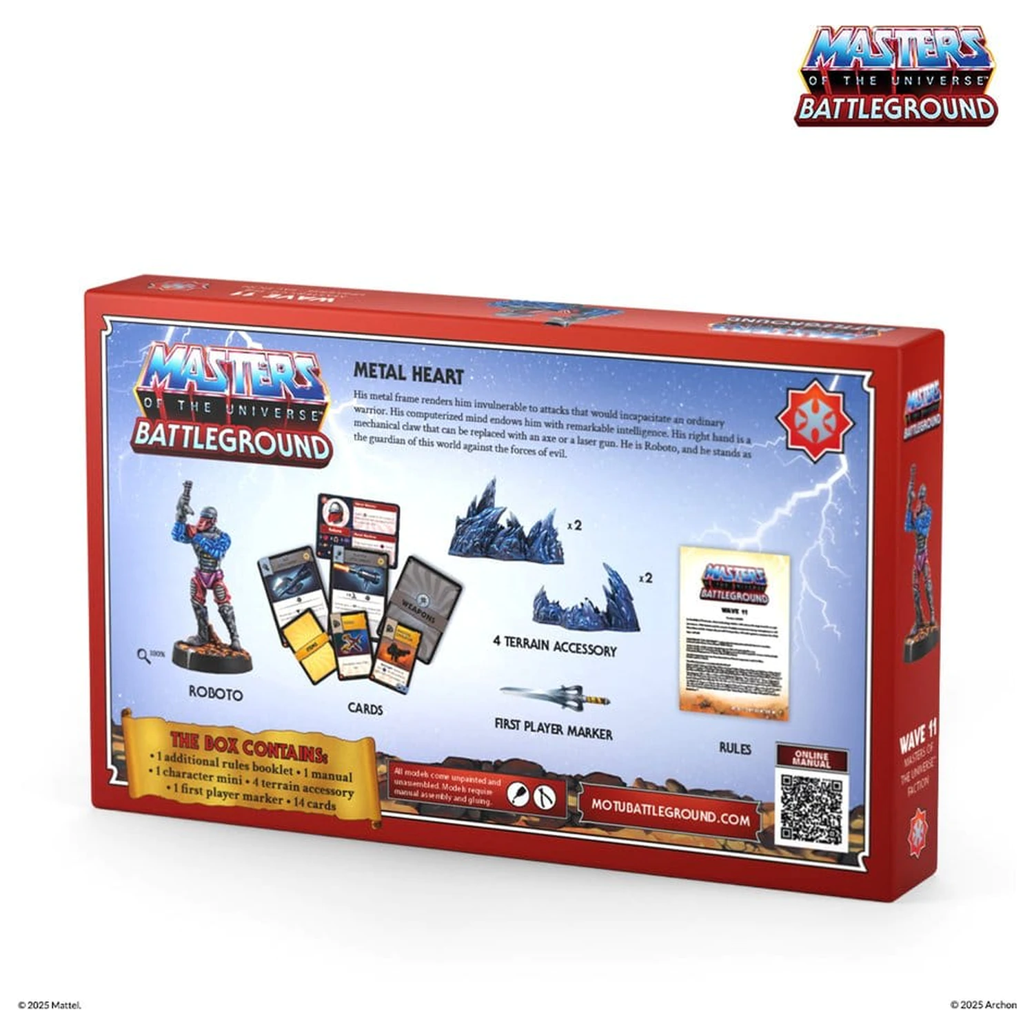 Masters of the Universe: Battleground Miniatures Game Wave 11: Masters of the Universe Faction (Roboto) *English Version* product photo