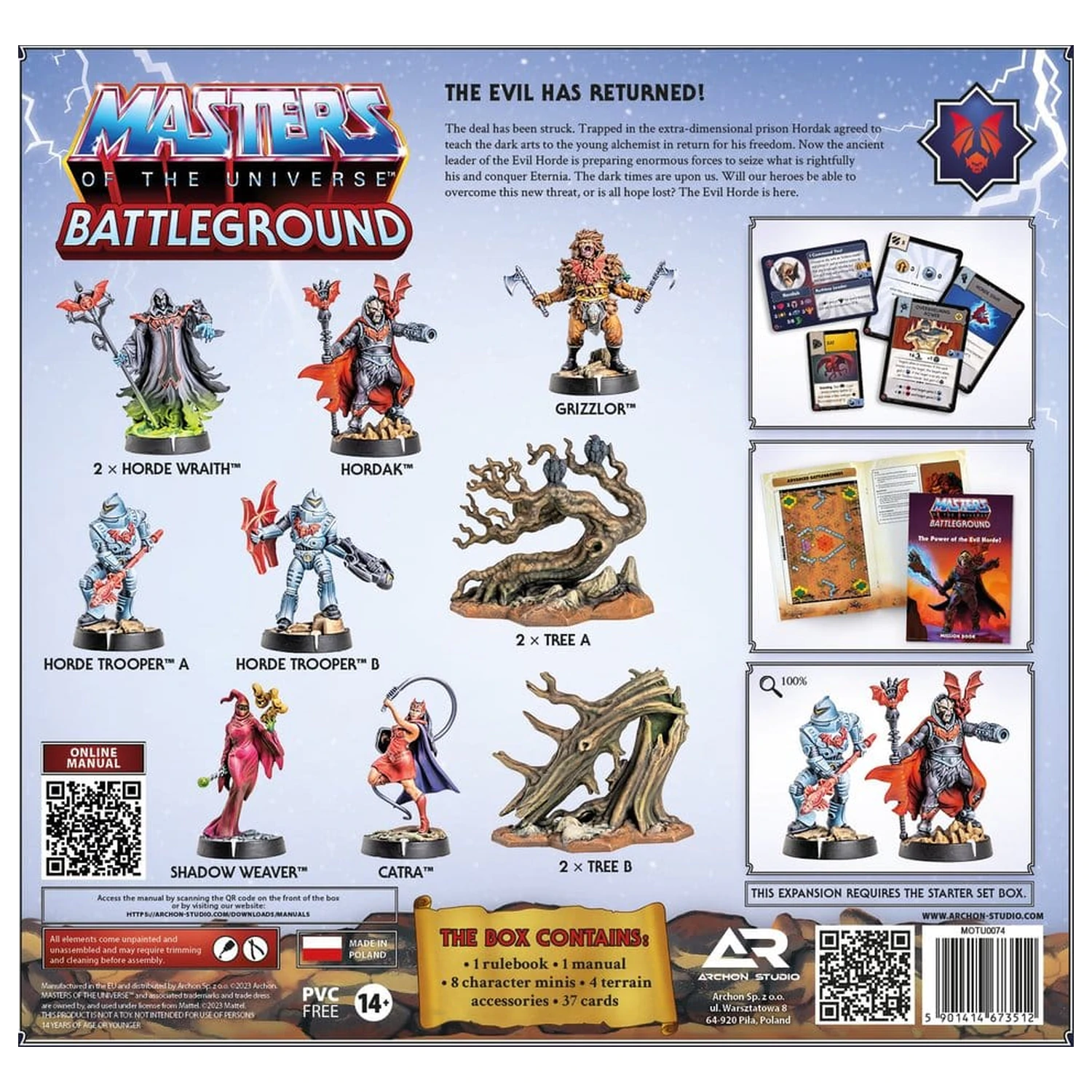 Masters of the Universe: Battleground Miniatures Game Wave 4: The Power of the Evil Horde *German Version* product photo
