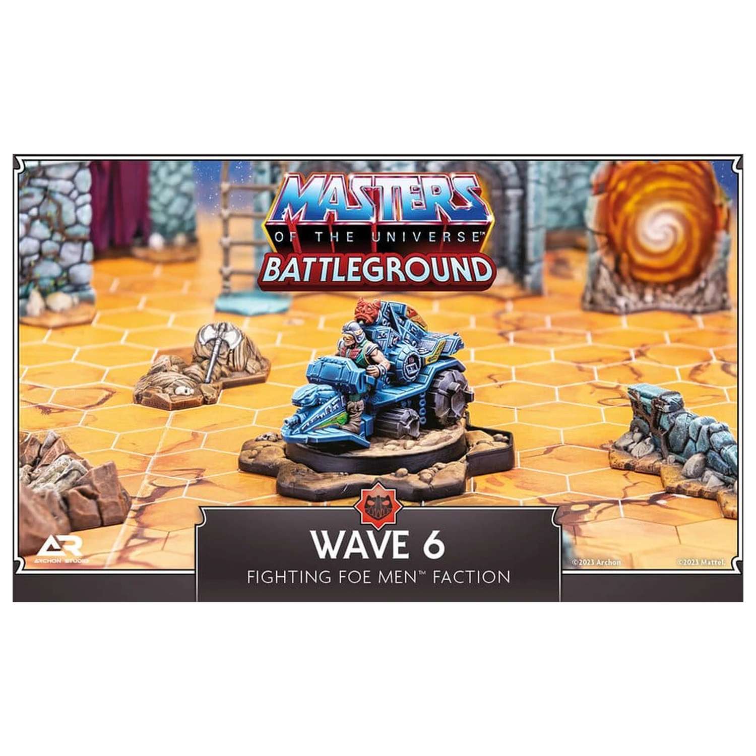 Masters of the Universe: Battleground Miniatures Game Wave 6: Fighting Foe Men Faction *German Version* product photo