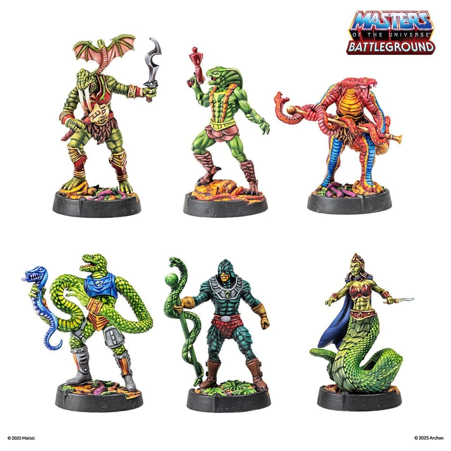 Masters of the Universe: Battleground Miniatures Game Wave 8: Snake Men Faction *English Version* product photo