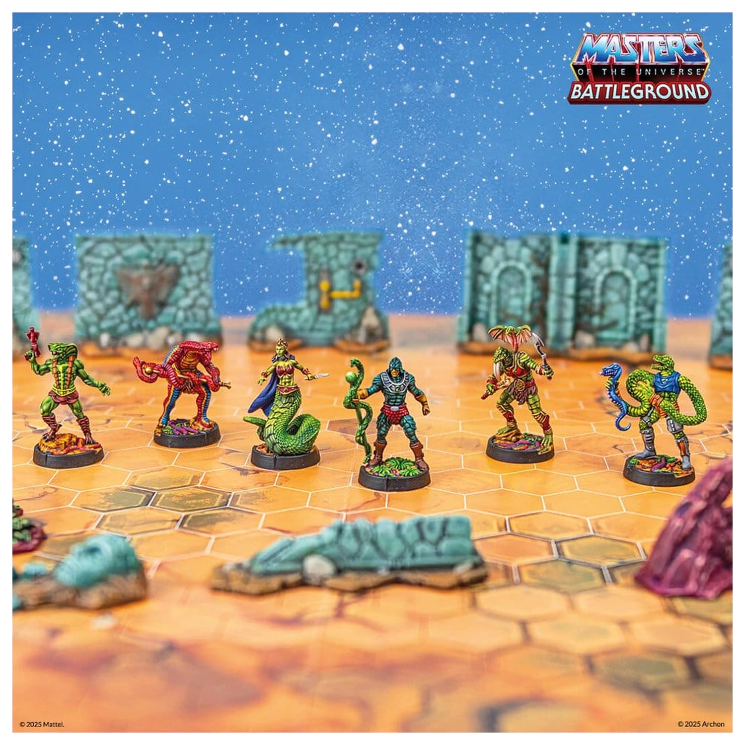 Masters of the Universe: Battleground Miniatures Game Wave 8: Snake Men Faction *German Version* product photo