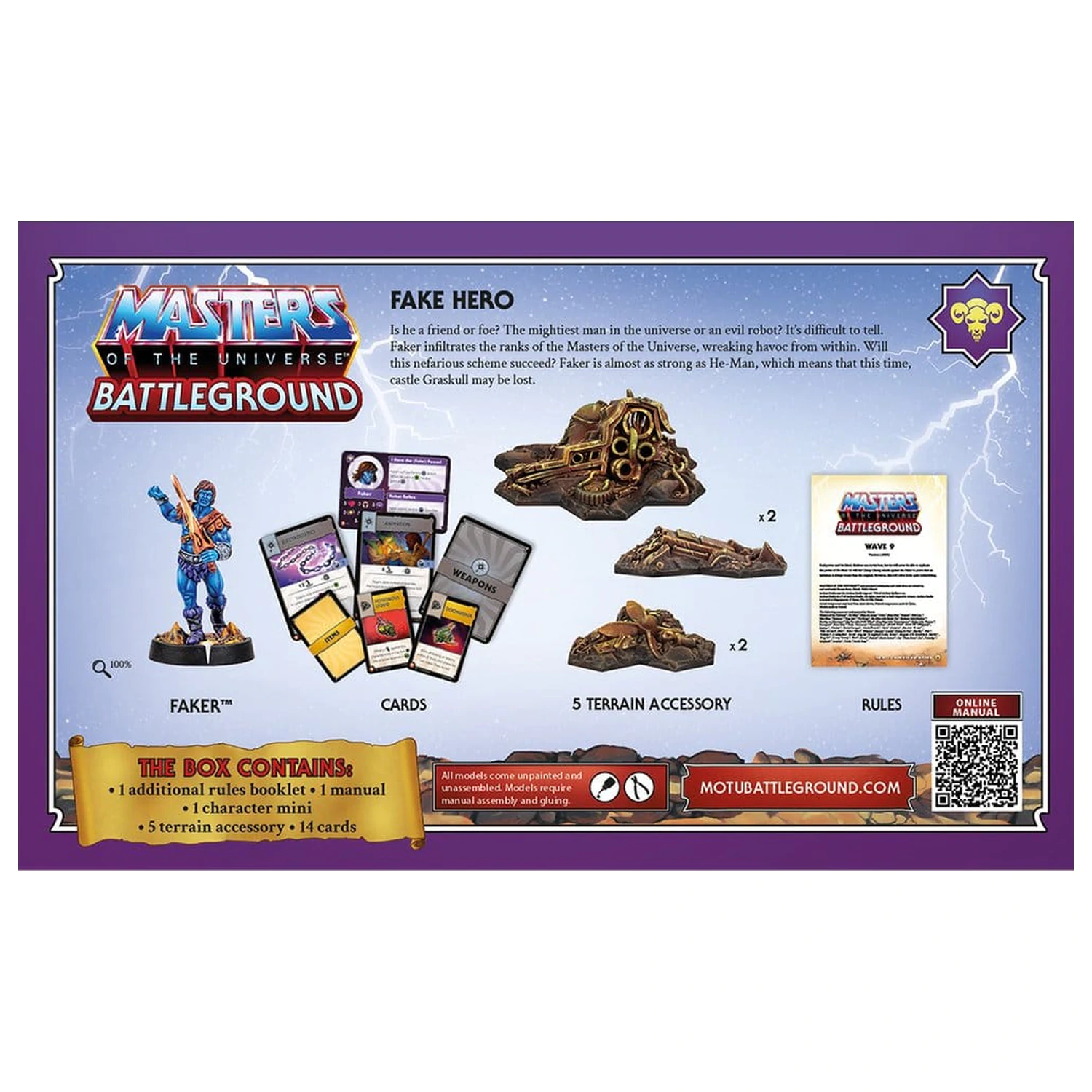 Masters of the Universe: Battleground Miniatures Game Wave 9: Evil Warriors Faction *English Version* product photo