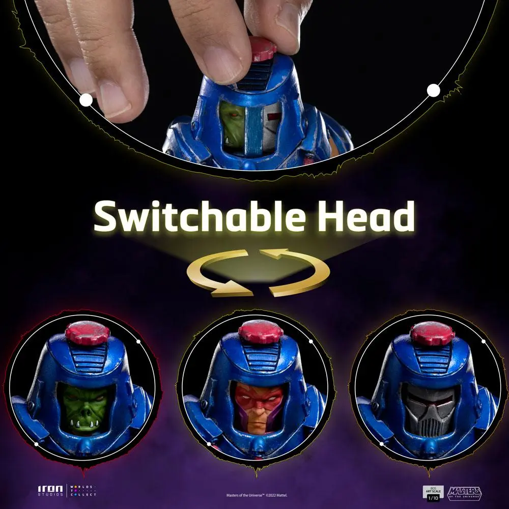 Masters of the Universe BDS Art Scale Statue 1/10 Man-E-Faces 25 cm product photo