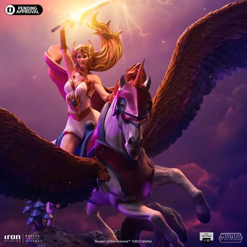 Masters of the Universe BDS Art Scale Statue 1/10 She-Ra and Swiftwind 42 cm product photo