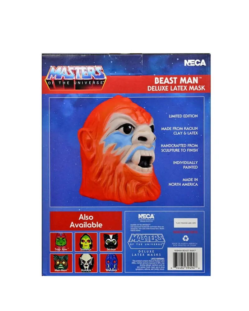 Masters of the Universe Replica Deluxe Latex Mask Beastman termékfotó