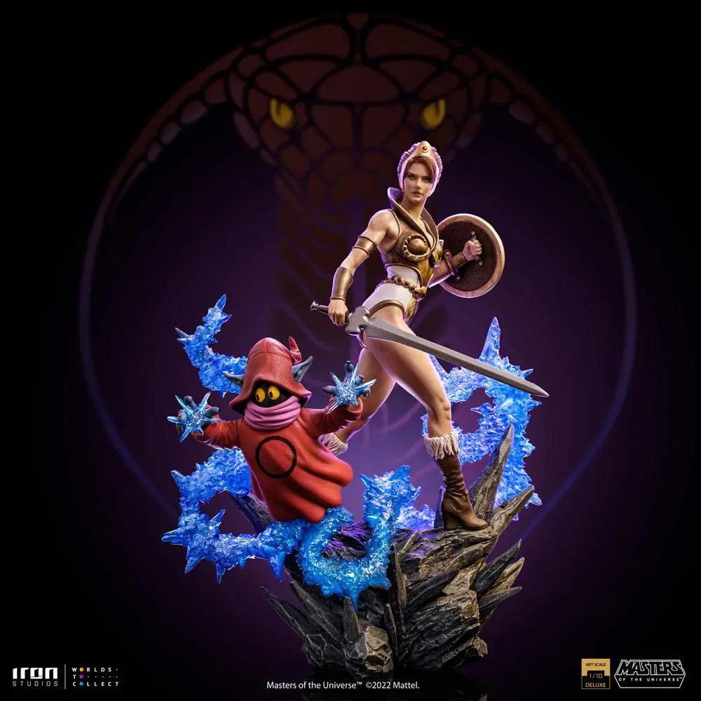 Masters of the Universe Deluxe Art Scale Statue 1/10 Teela &amp; Orko 25 cm product photo