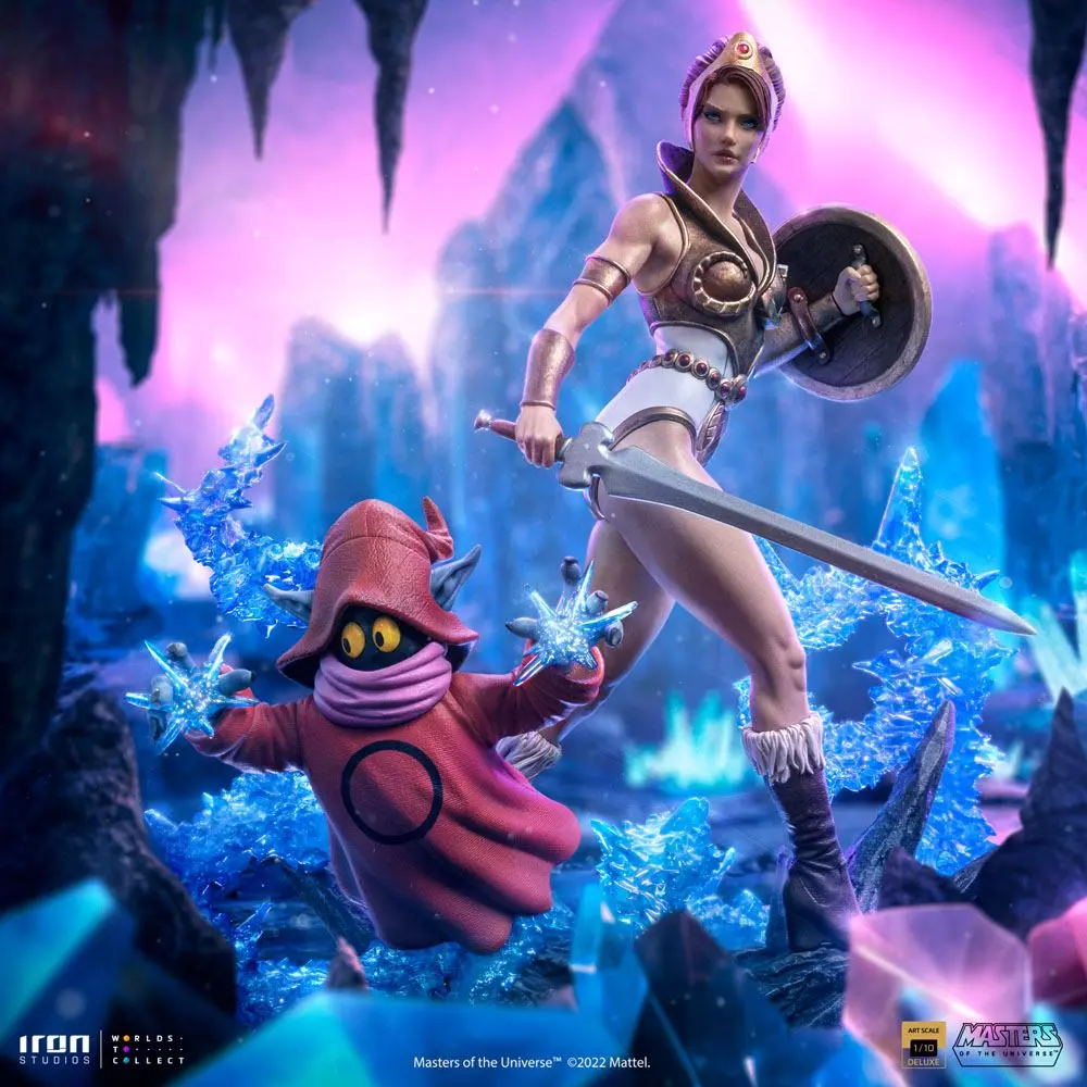 Masters of the Universe Deluxe Art Scale Statue 1/10 Teela &amp; Orko 25 cm product photo