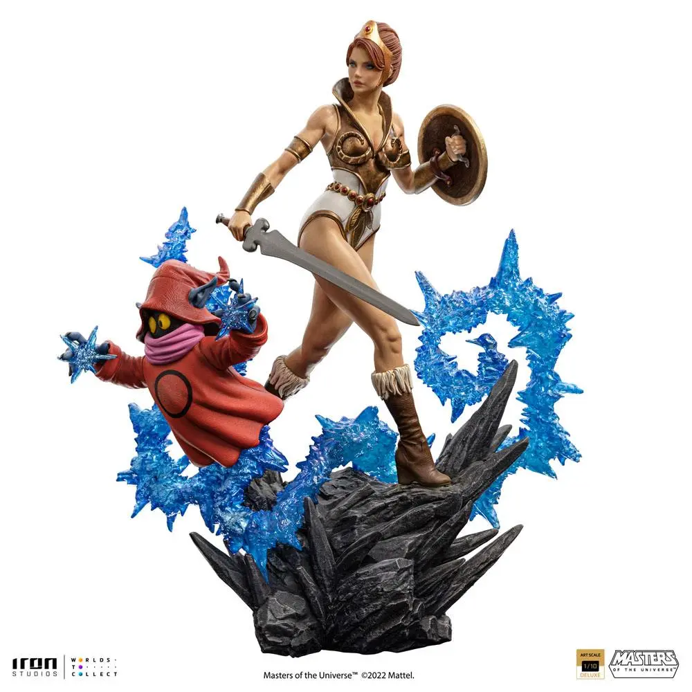 Masters of the Universe Deluxe Art Scale Statue 1/10 Teela &amp; Orko 25 cm product photo