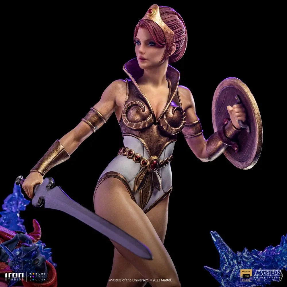 Masters of the Universe Deluxe Art Scale Statue 1/10 Teela &amp; Orko 25 cm product photo