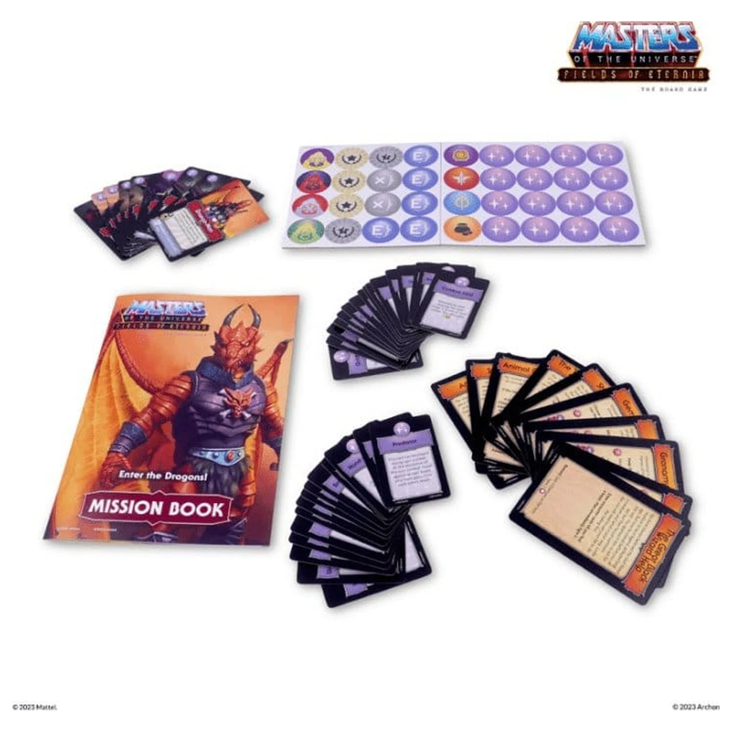Masters of the Universe Board Game Expansion Fields of Eternia - Enter the Dragons! *German Version* product photo