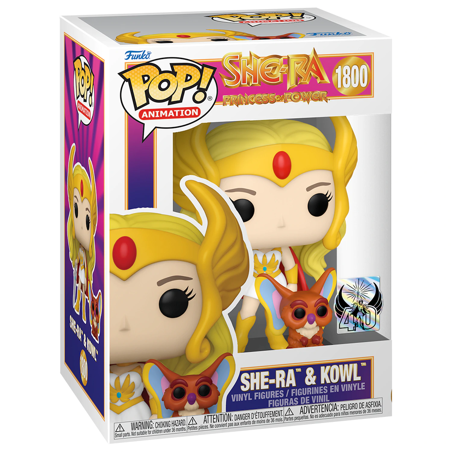 Masters of The Universe Funko POP! & Buddy Vinyl Figure She-Ra w/Kowl 9 cm product photo
