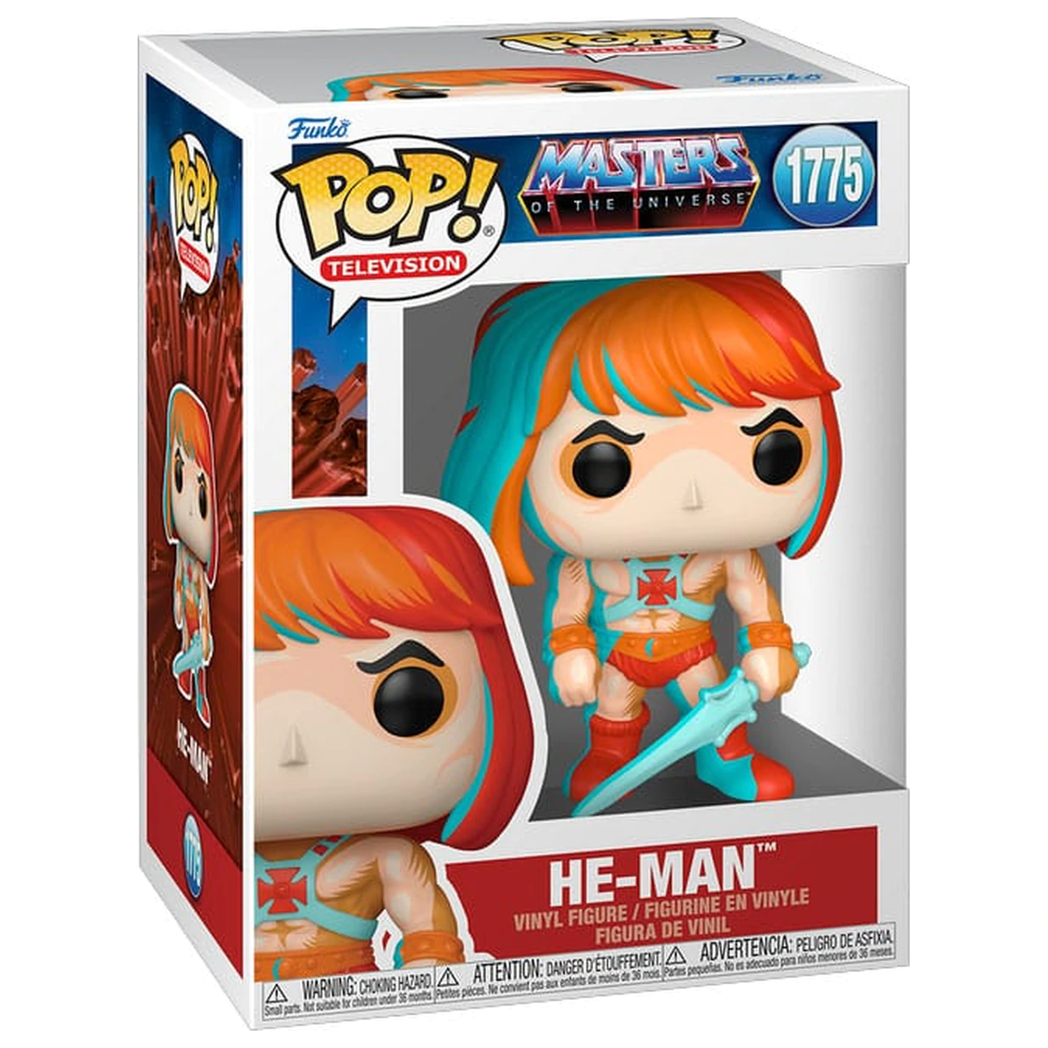 Masters of the Universe Funko POP! Television Vinyl Figure He-Man (Comic Deco) 9 cm product photo