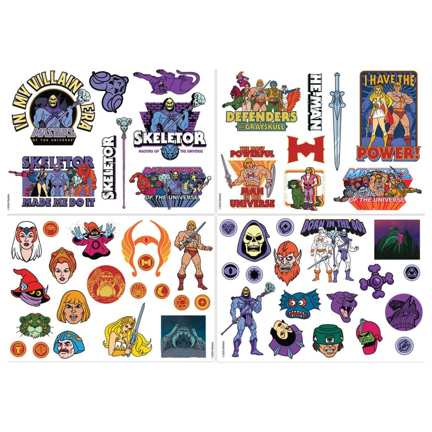 Masters of the Universe Tech Sticker Pack product photo
