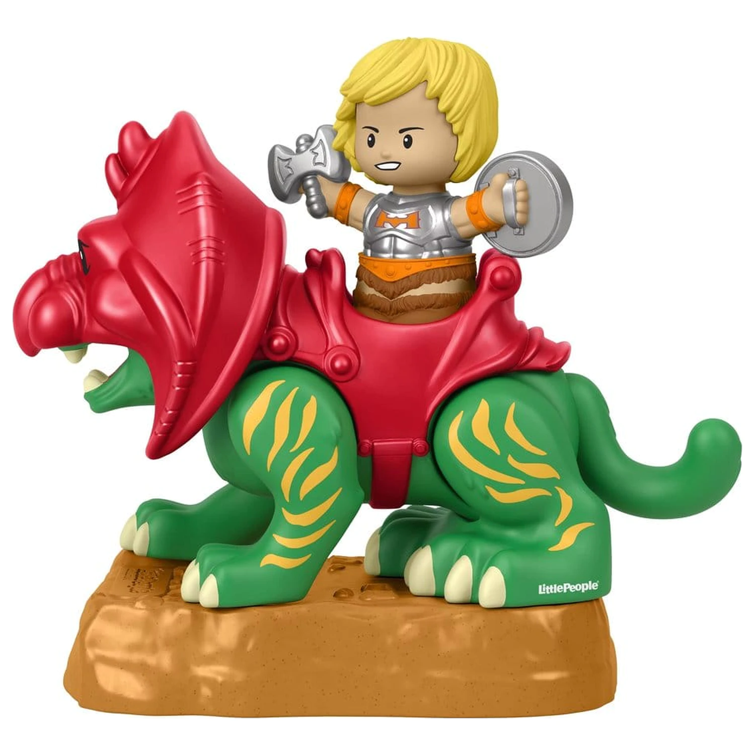 Masters of the Universe Little People Collector Figure Set He-Man & Battle Cat product photo