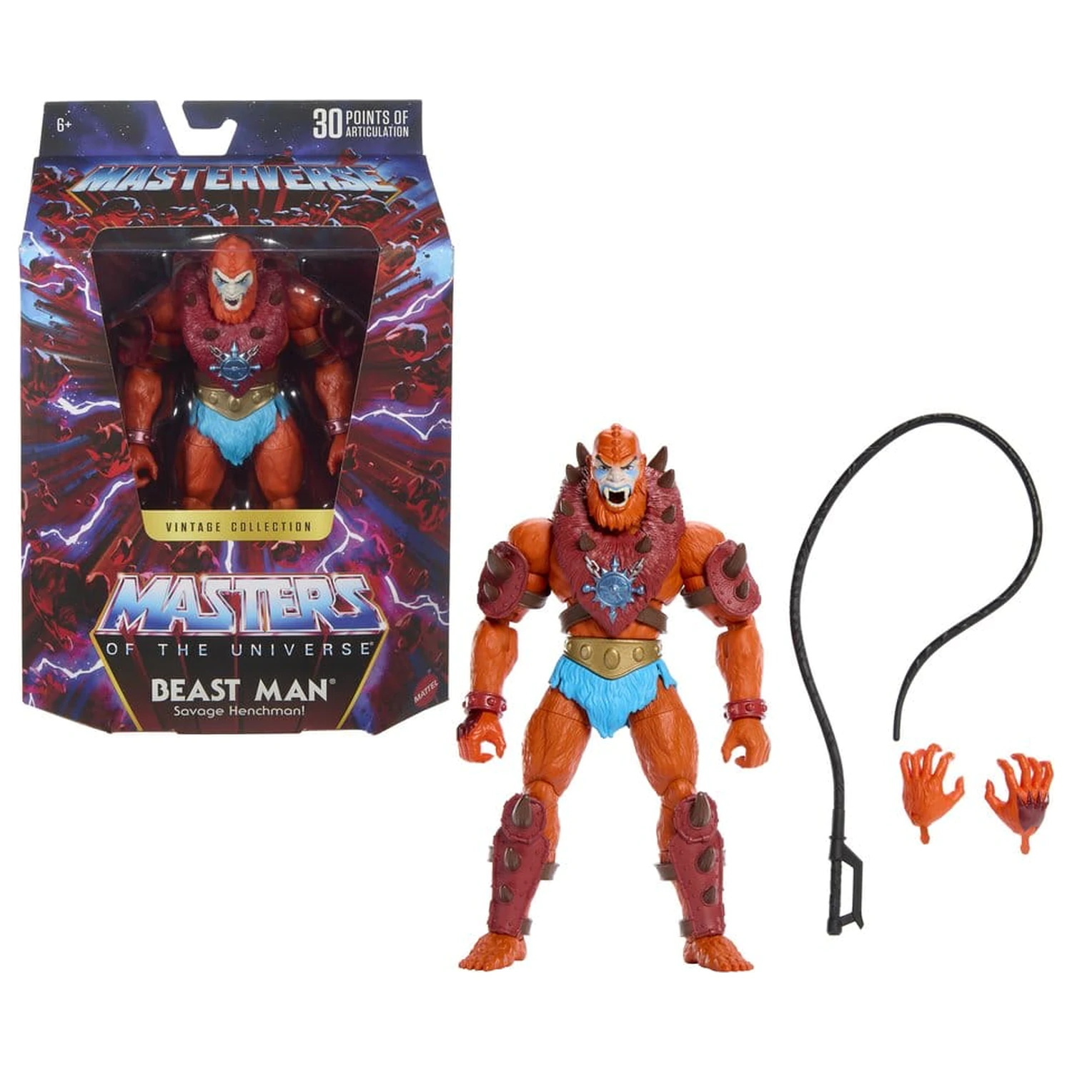 Masters of the Universe Masterverse Action Figure Vintage Collection: Beast Man 18 cm product photo