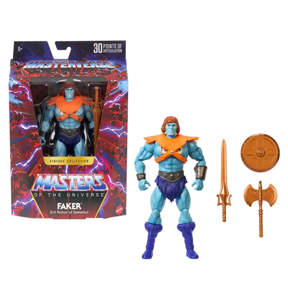 Masters of the Universe Masterverse Vintage Collection Action Figure Faker 18 cm product photo