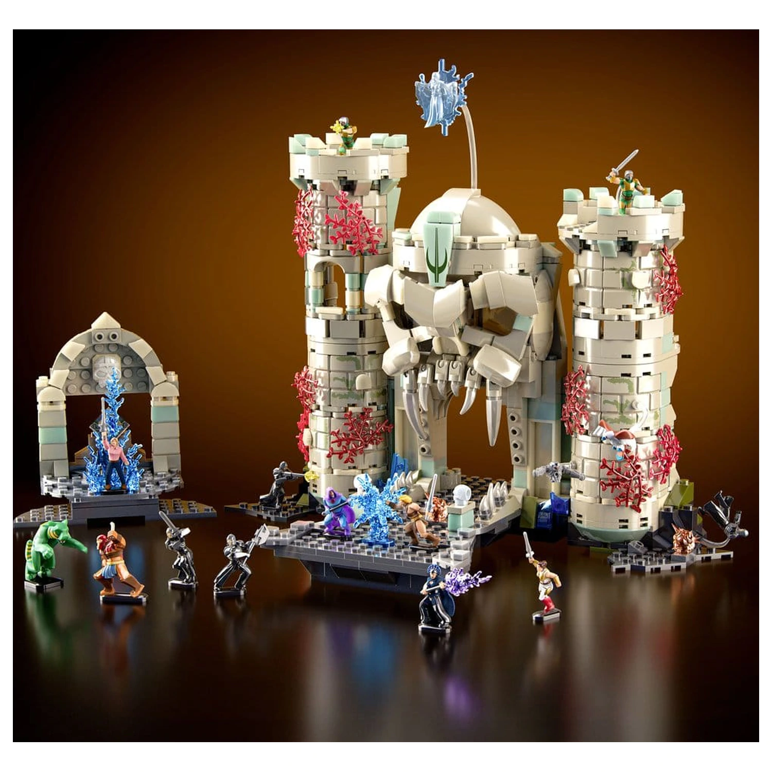 Masters of the Universe Mattel Brick Shop Construction Set Castle Grayskull product photo