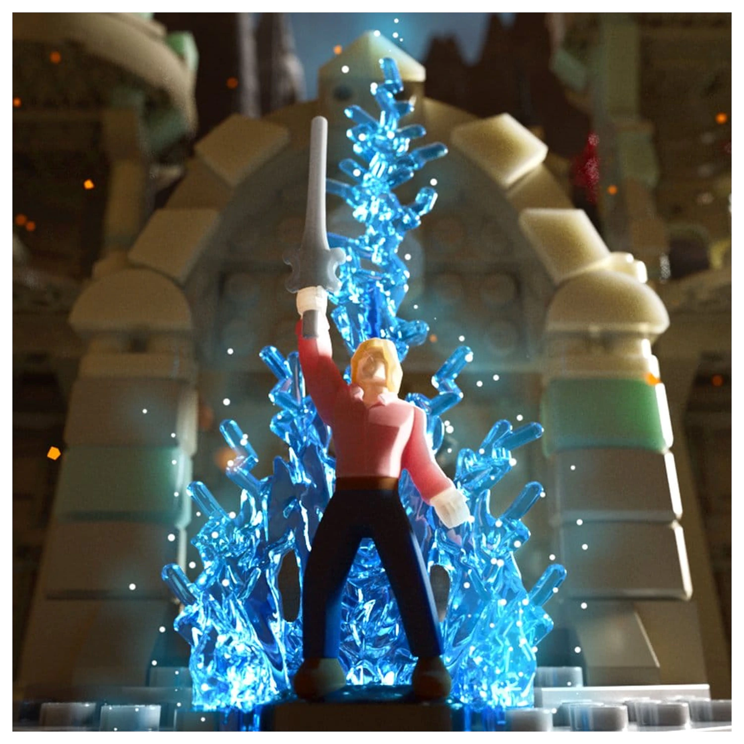 Masters of the Universe Mattel Brick Shop Construction Set Castle Grayskull product photo