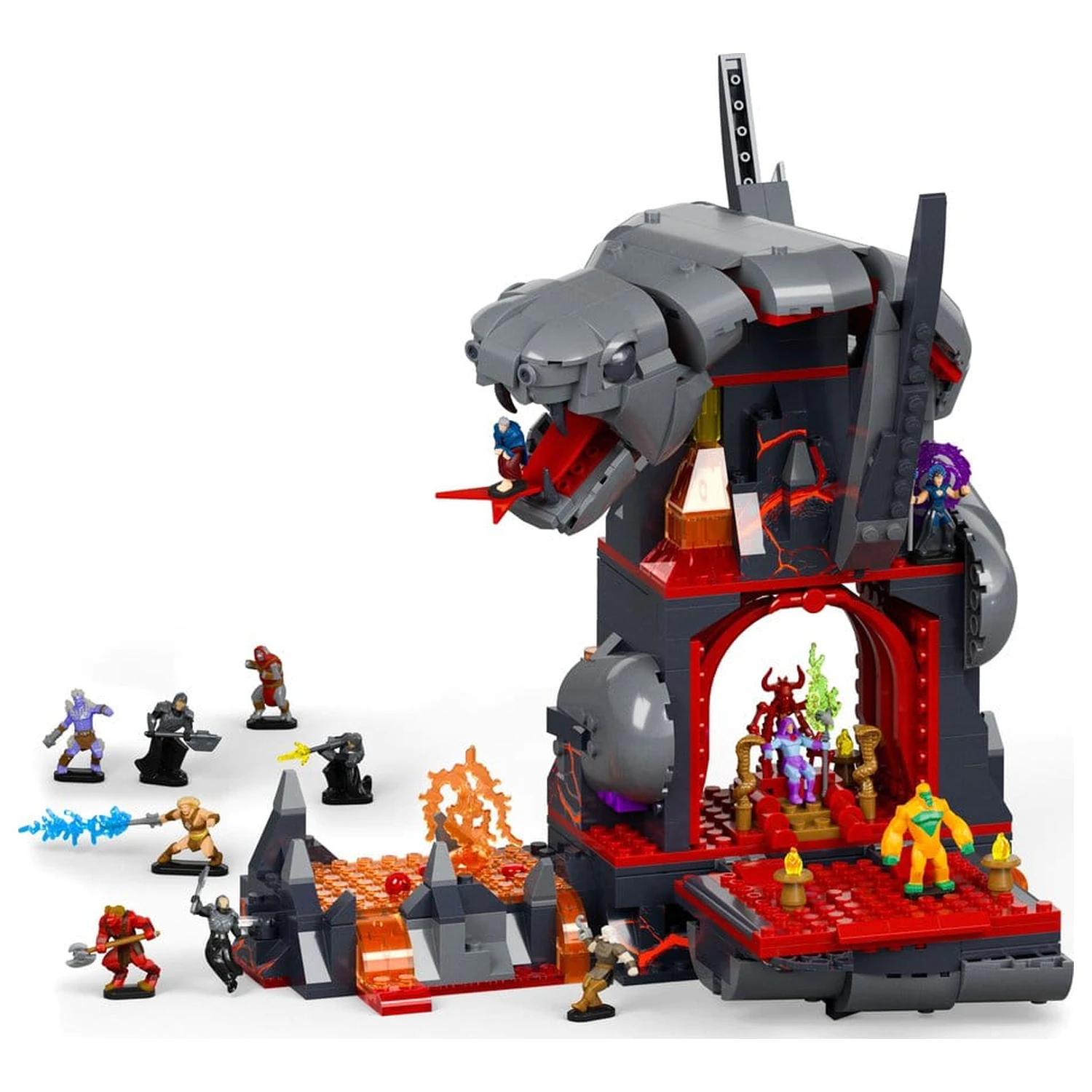 Masters of the Universe Mattel Brick Shop Construction Set Snake Mountain product photo