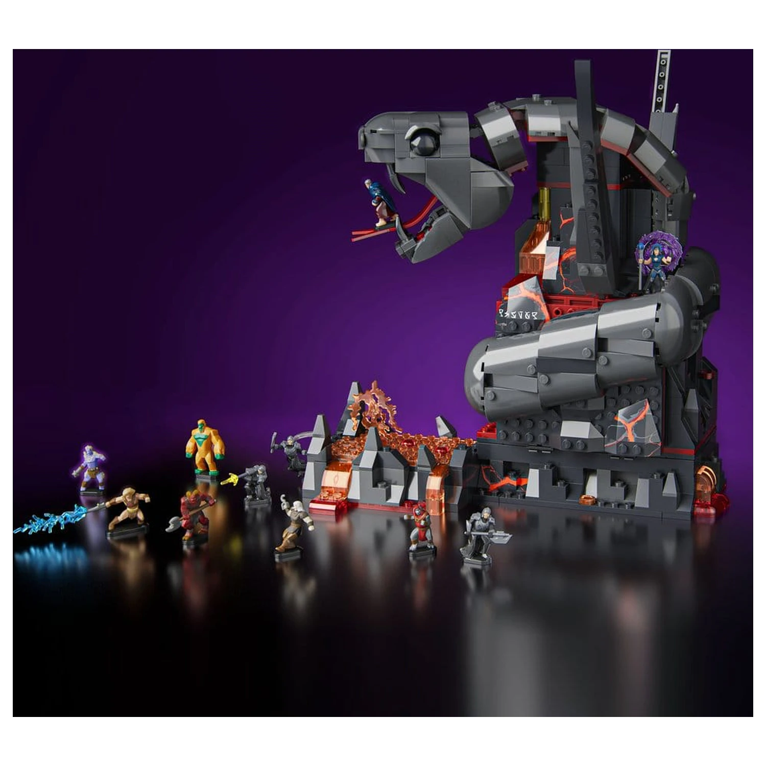 Masters of the Universe Mattel Brick Shop Construction Set Snake Mountain product photo