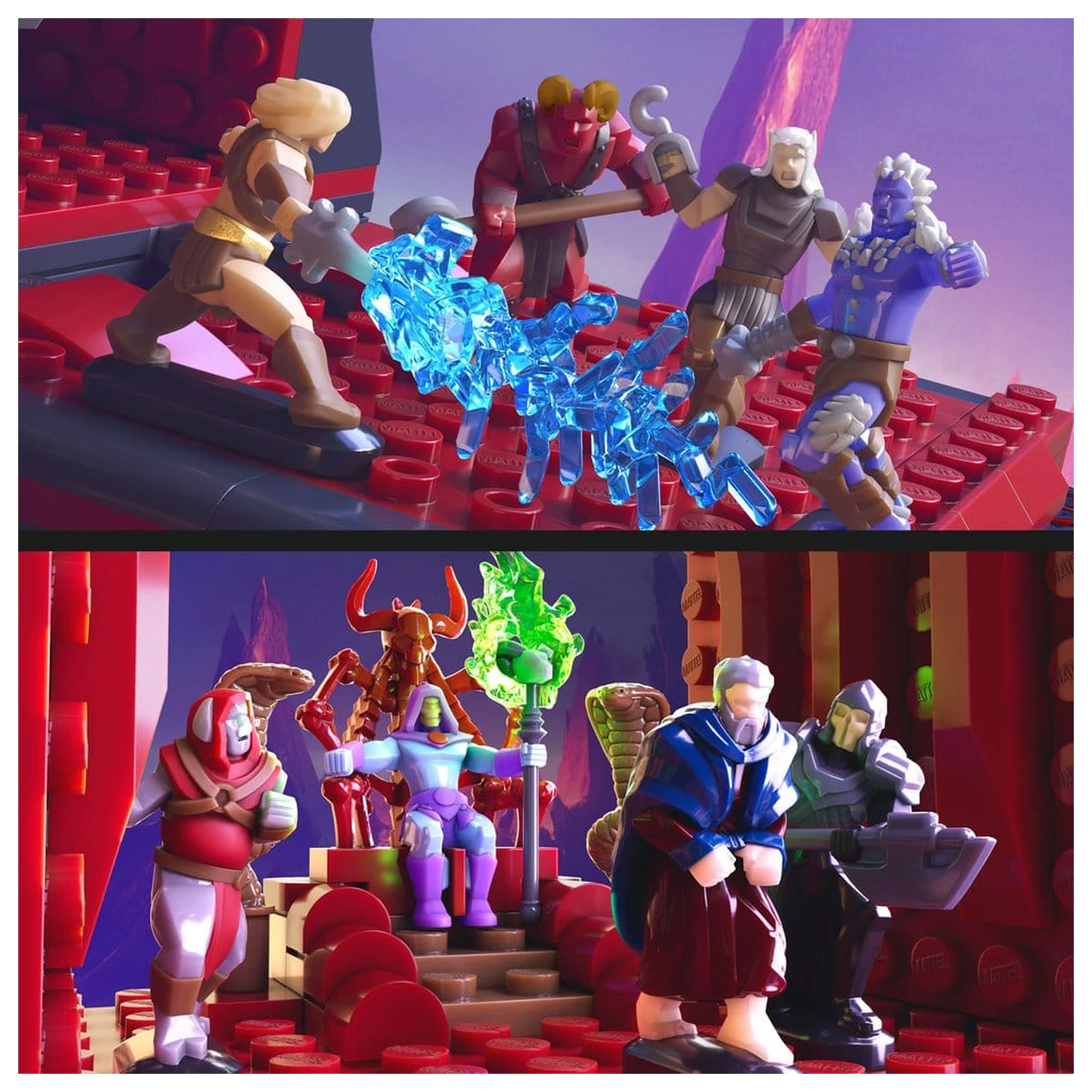 Masters of the Universe Mattel Brick Shop Construction Set Snake Mountain product photo