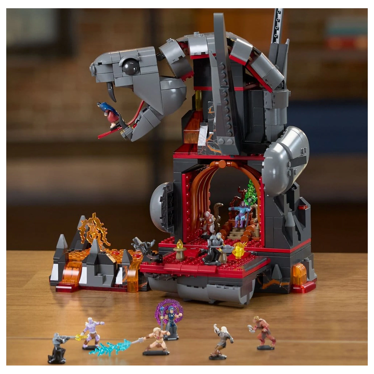 Masters of the Universe Mattel Brick Shop Construction Set Snake Mountain product photo