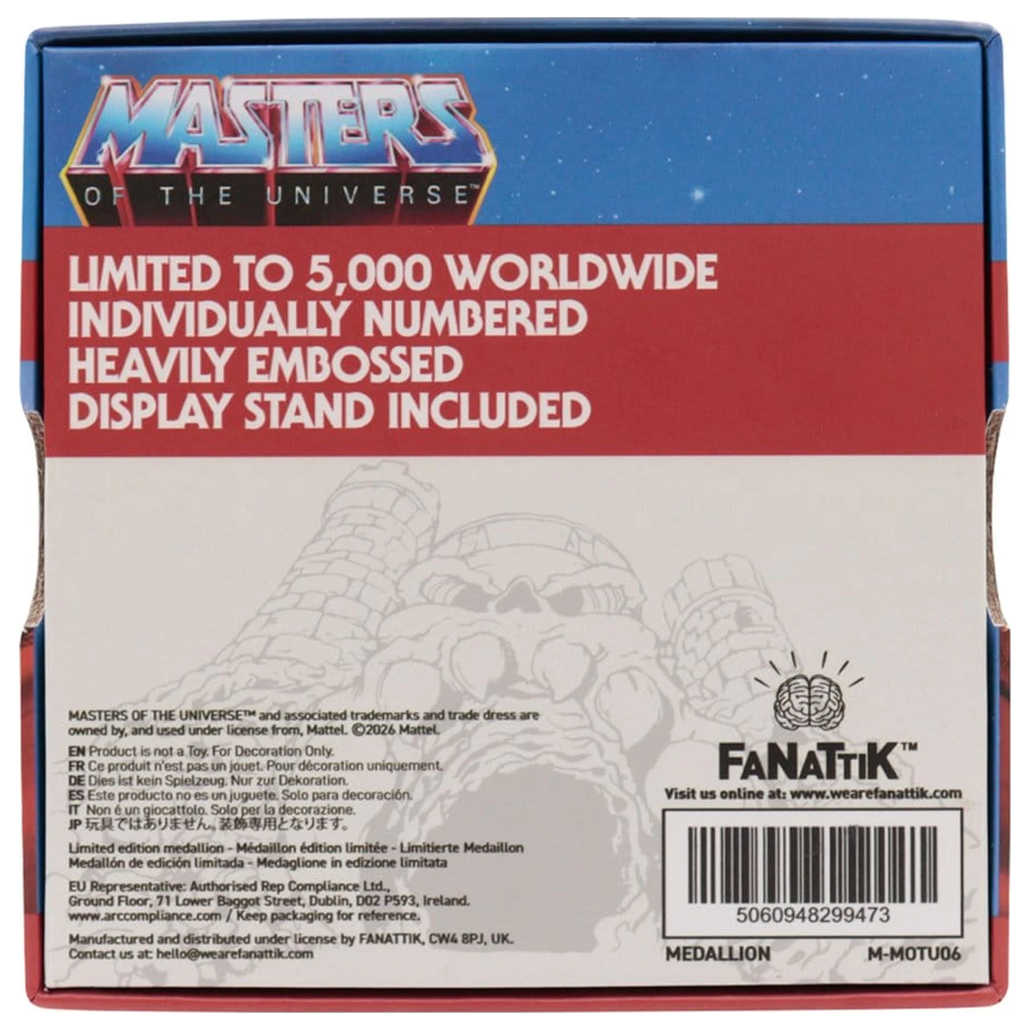 Masters of the Universe Medallion He-Man vs Skeletor Limited Edition product photo