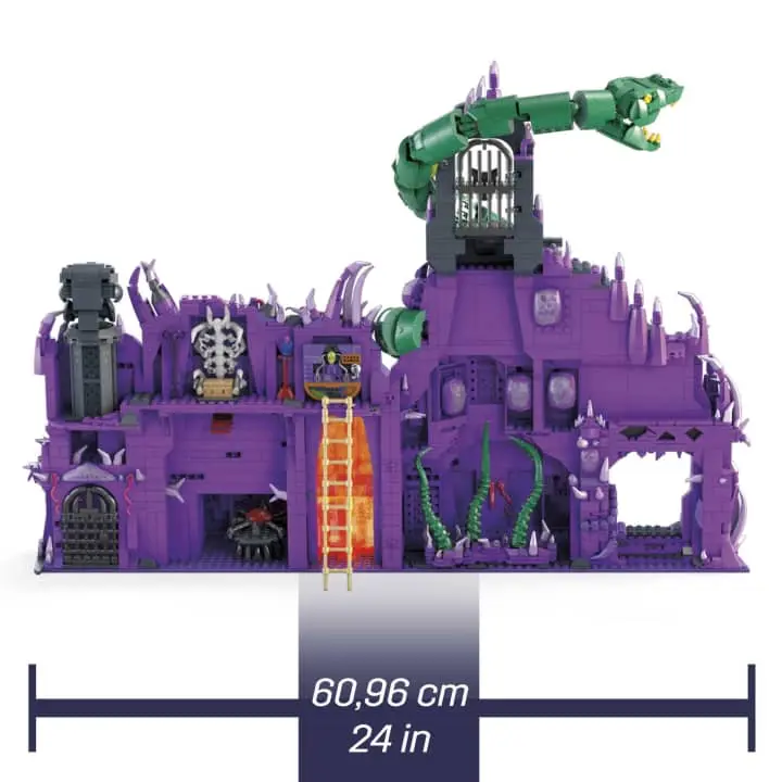 Masters of the Universe Mega Construx Probuilders Construction Set Origins Snake Mountain product photo