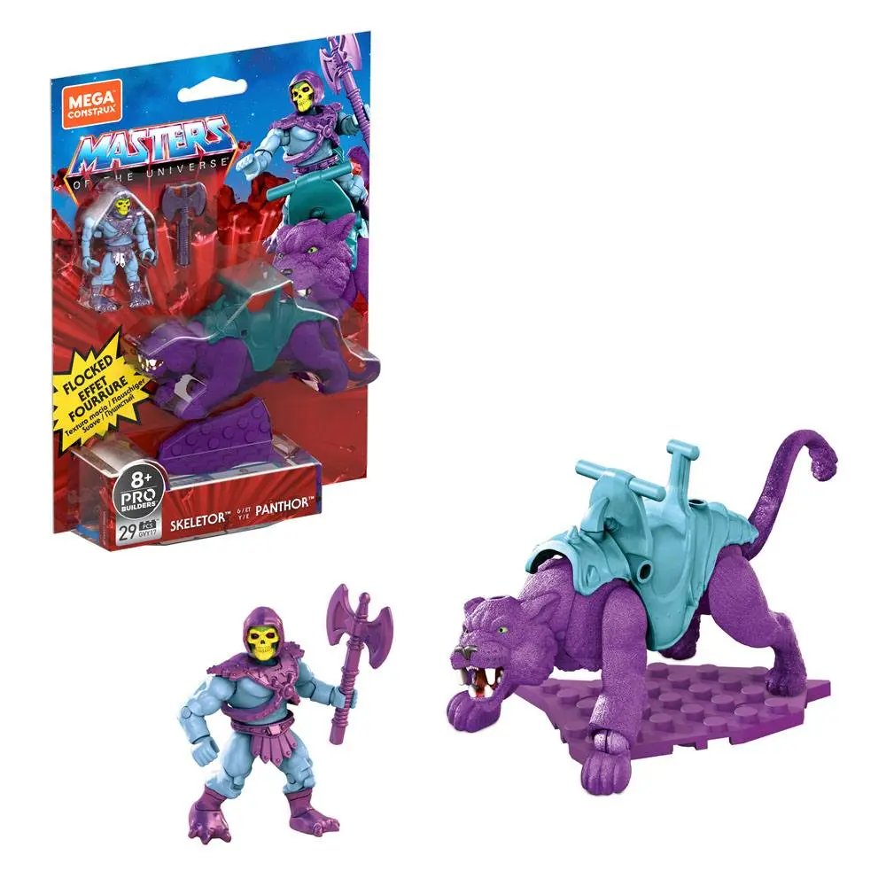 Masters of the Universe Mega Construx Probuilders Construction Set Skeletor &amp; Panthor product photo