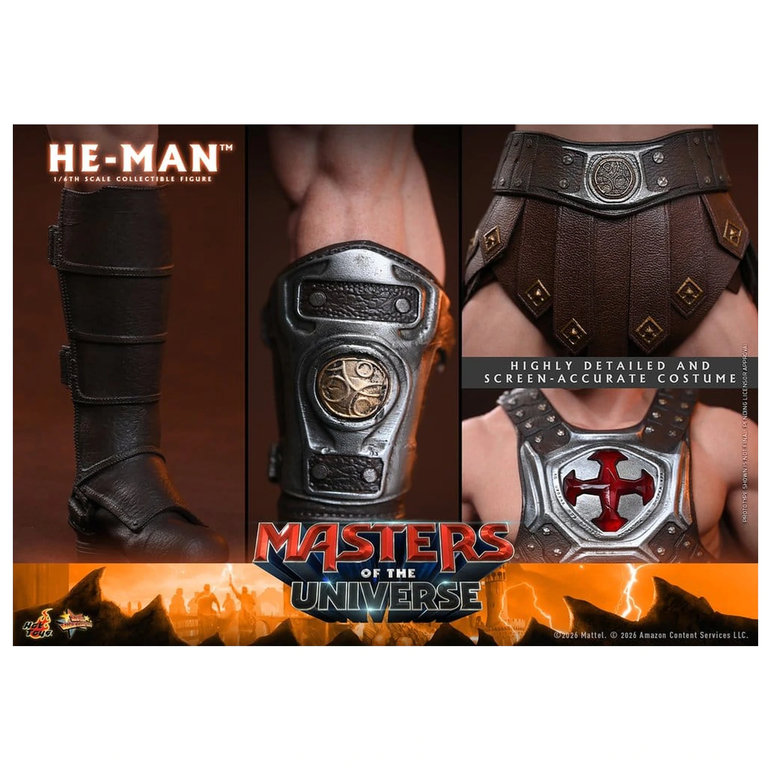 Masters of the Universe Movie Masterpiece Action Figure 1/6 He-Man 31 cm product photo
