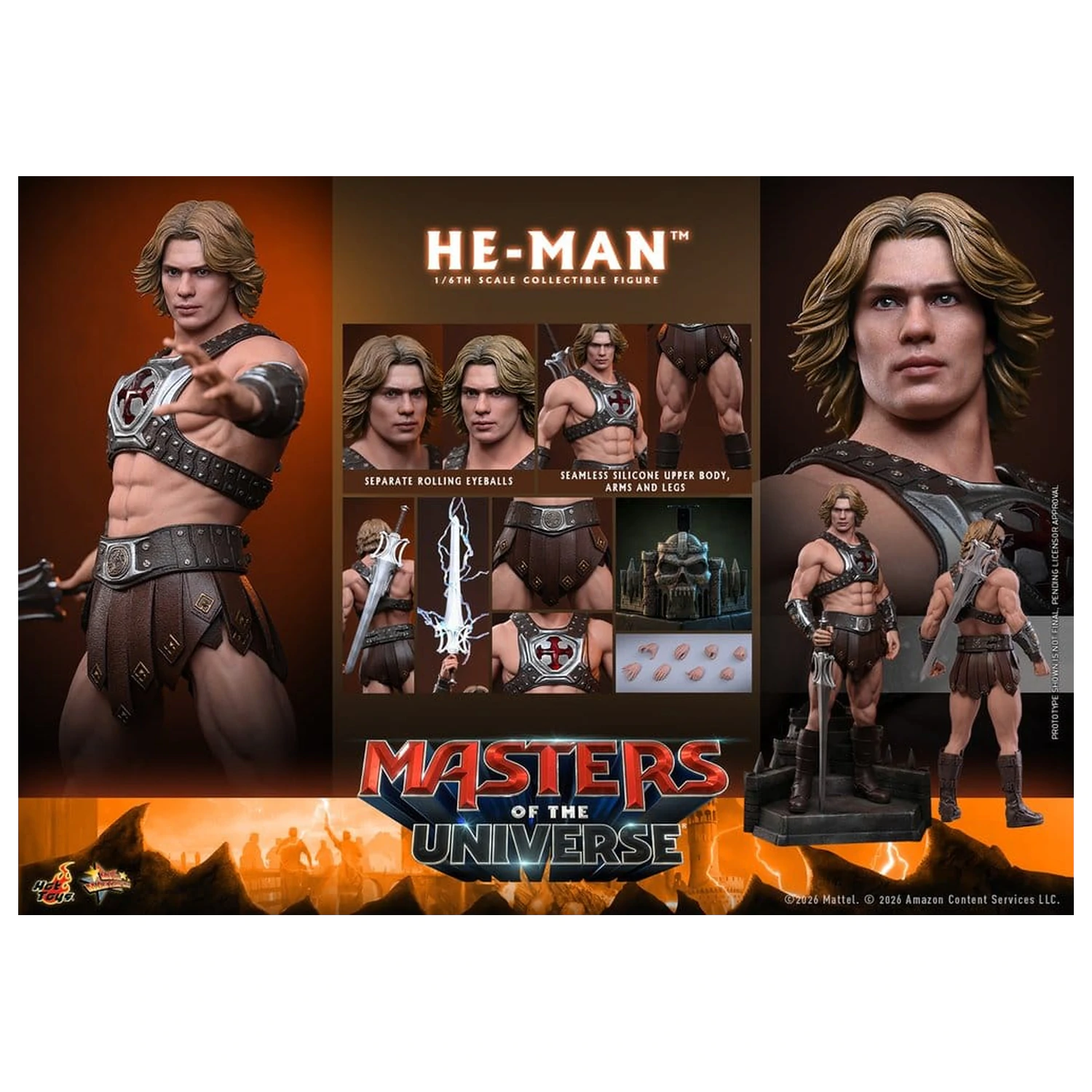 Masters of the Universe Movie Masterpiece Action Figure 1/6 He-Man 31 cm product photo