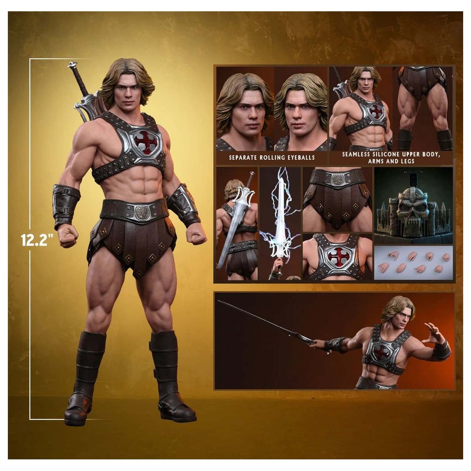 Masters of the Universe Movie Masterpiece Action Figure 1/6 He-Man 31 cm product photo