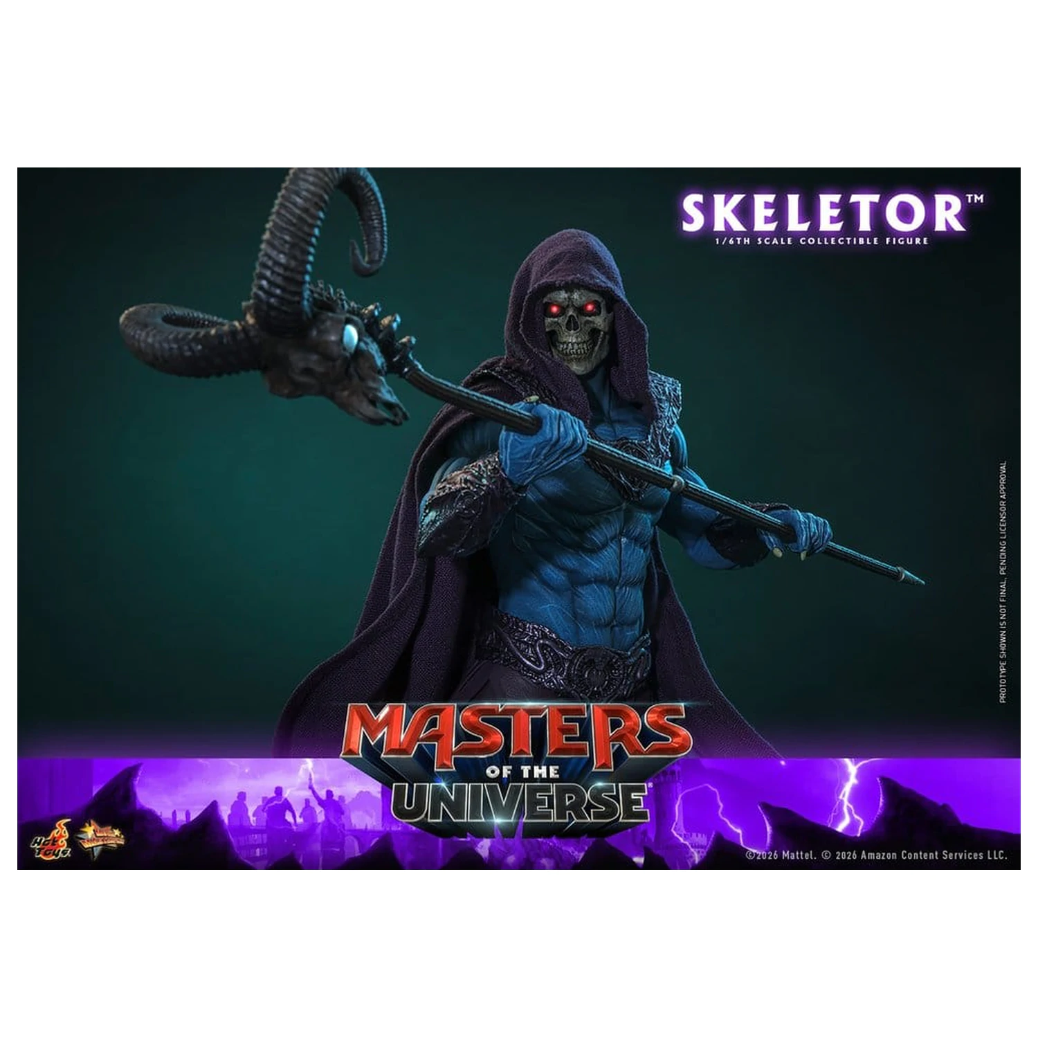 Masters of the Universe Movie Masterpiece Action Figure 1/6 Skeletor 31 cm product photo