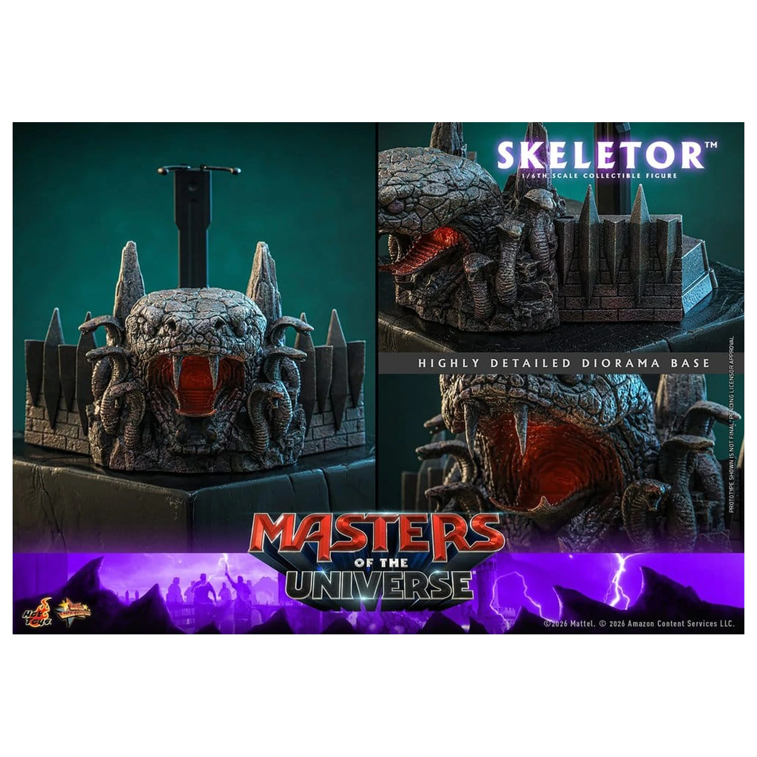 Masters of the Universe Movie Masterpiece Action Figure 1/6 Skeletor 31 cm product photo
