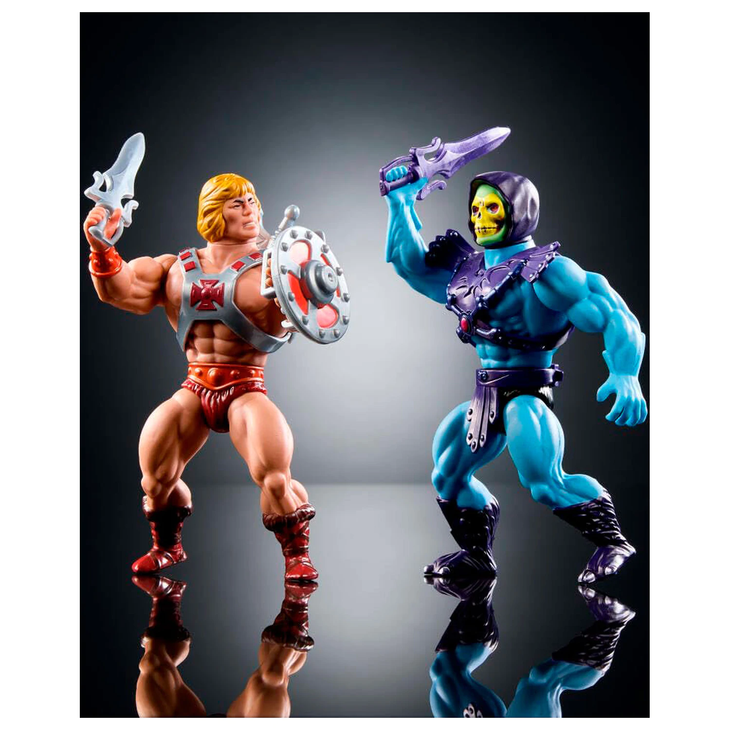 Masters of the Universe Origins 80 Anniversary Mattel He-Man and Skeletor set 2 figures 14cm product photo