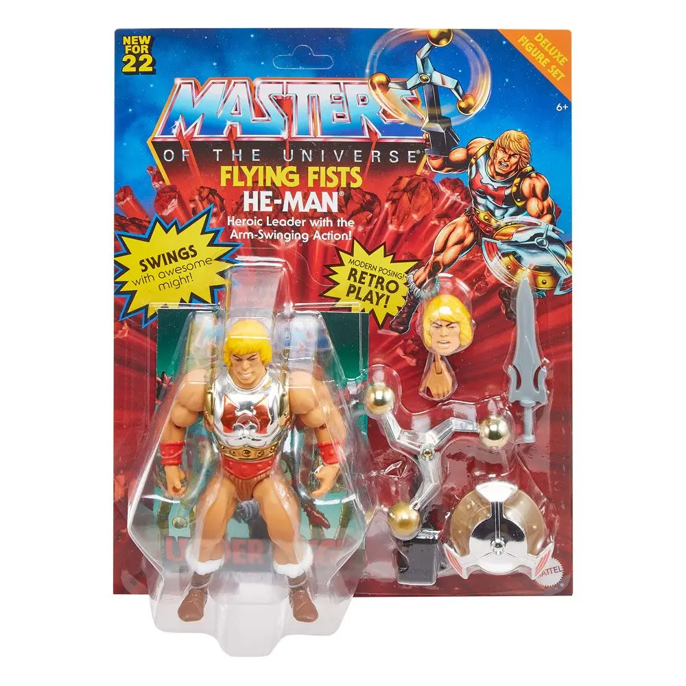 Masters of the Universe Origins Deluxe Action Figure 2022 Flying Fists He-Man 14 cm product photo