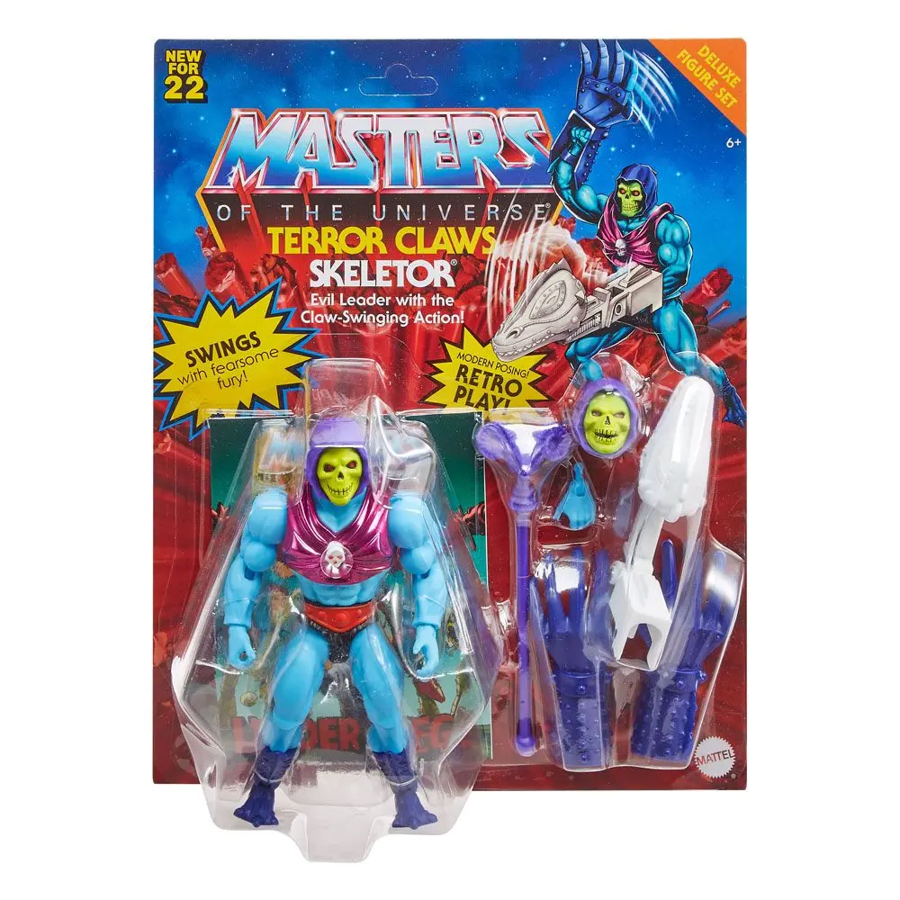 Masters of the Universe Origins Deluxe Action Figure 2022 Terror Claws Skeletor 14 cm product photo