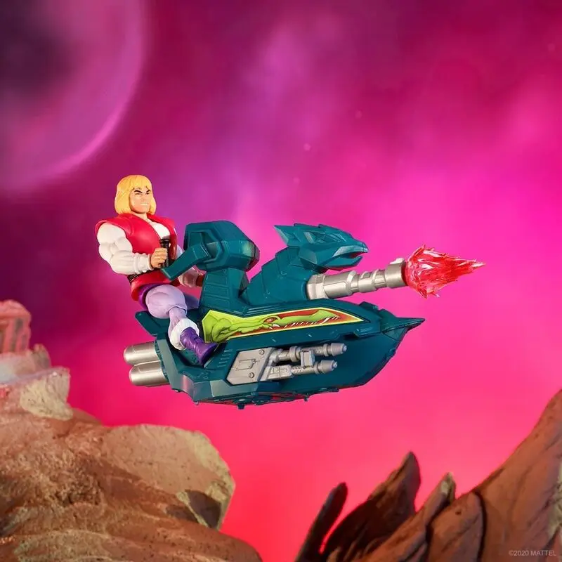 Masters of the Universe Origins Action Figure 2020 Prince Adam with Sky Sled 14 cm product photo